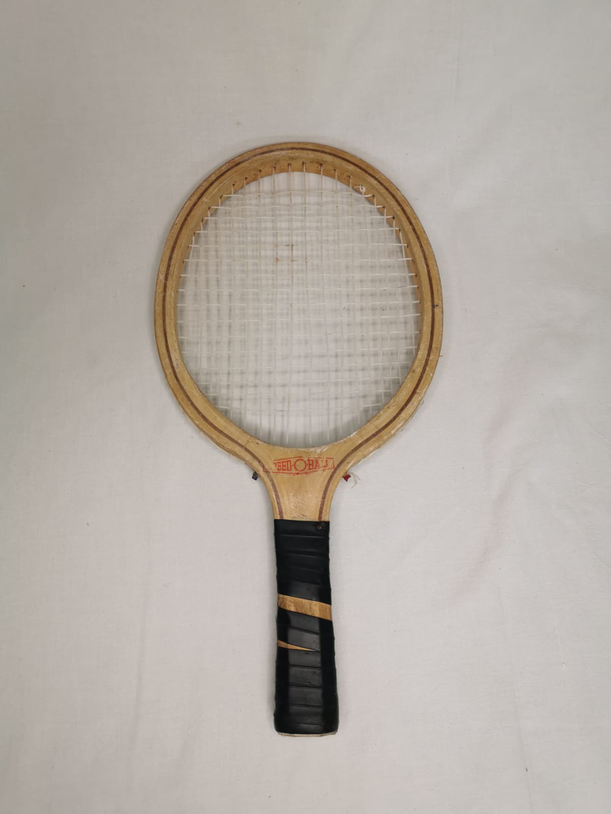 Raquette De Tennis Vintage Bancroft Players Special - Bois Bambou - Poignée 4 5/8